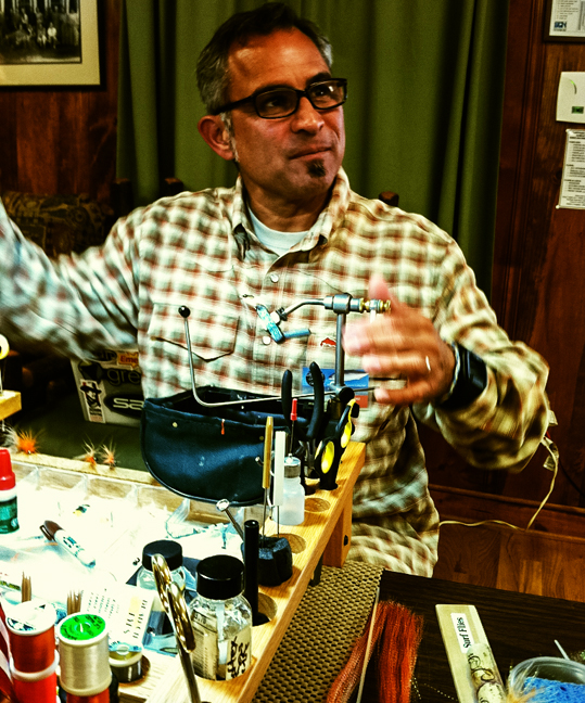 Dave Valadez working the flying tables. photo by Roy Fukushima