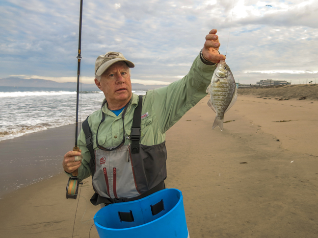 a couple of cast later, the proof of a well presented fly. photo by Al Q