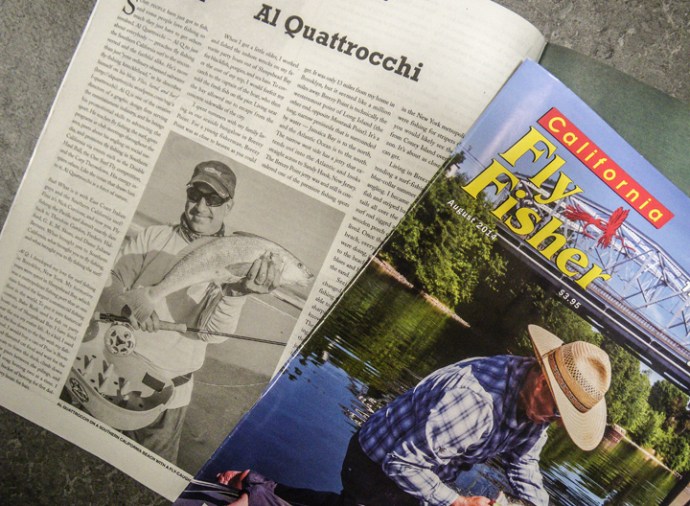 the August edition of California Fly Fisher just hit the streets. photo by AL Quattrocchi