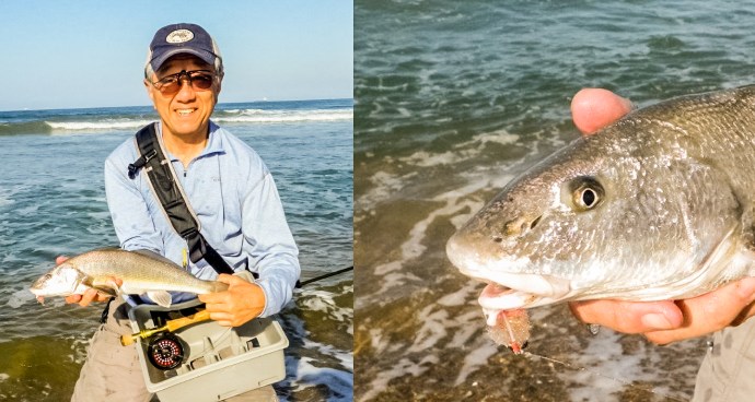 a nice sight-cast bean by Peter Koga. photo by Zino Nagasuji