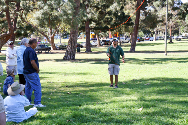 Bob Middo casting! photo by Michael Schweit