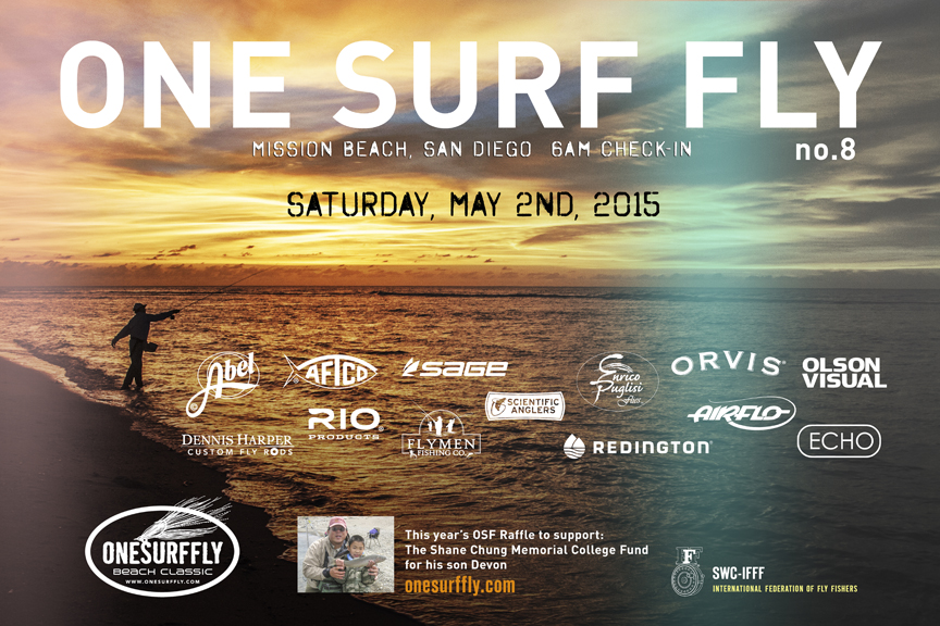the official One Surf Fly poster