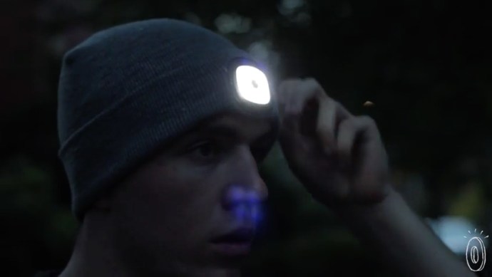 the X-Cap a rechargeable light hat...