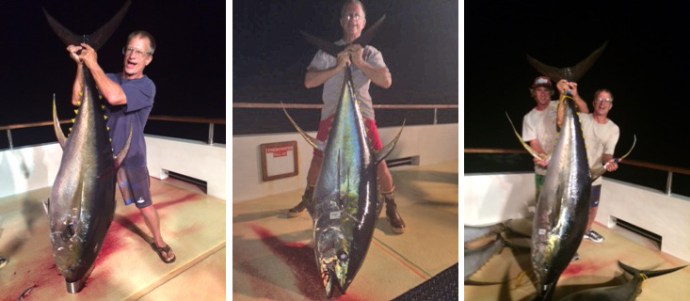 Local angler and good friend, Pete Wight getting it done last week on the Intrepid out of San Diego. These are a few of the many fish he landed.