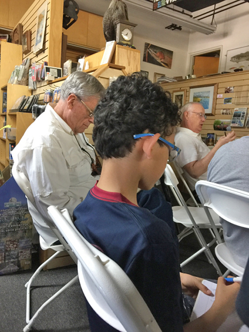 From one generation to the next, anglers take notes while dreaming of that big fish to come. (Jim Burns)